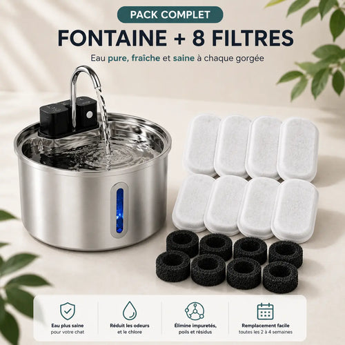 Pack AquaNeko — avec capteur + 8 filtres
